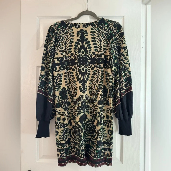 Free People Music and Lyrics Knit Sweater Mini Dress size medium - Picture 5 of 12